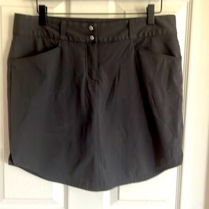 Adidas dark gray athletic skorts